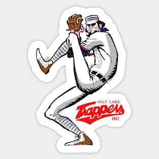 Retro Salt Lake Trappers Pioneer League Champs 1987 Sticker